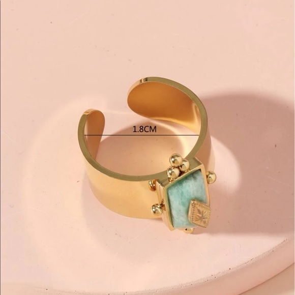 Geometric Cuff Ring. LAST ONE! - Picture 2 of 9